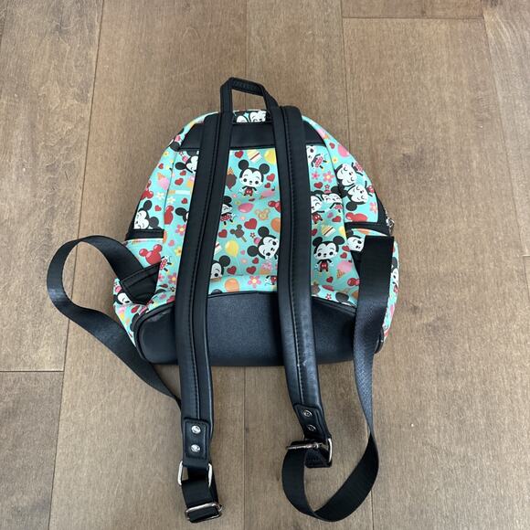 2020 Mickey & Minnie Mouse Disney Parks Food Snacks Loungefly Mini Backpack - Picture 2 of 5